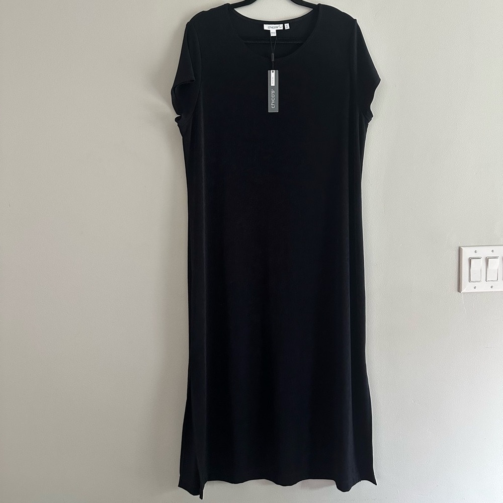 NWT Chico’s 3P classic short sleeve Travelers Dress